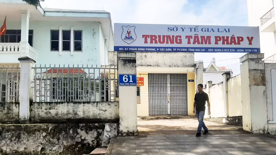 Trụ sở Trung tâm Pháp y tỉnh Gia Lai. Ảnh: Lê Anh