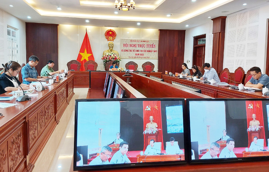 Quang cảnh hội nghị tại điểm cầu Gia Lai. Ảnh: Thiên Di Quang cảnh hội nghị tại điểm cầu Gia Lai. Ảnh: Nguyễn Tú