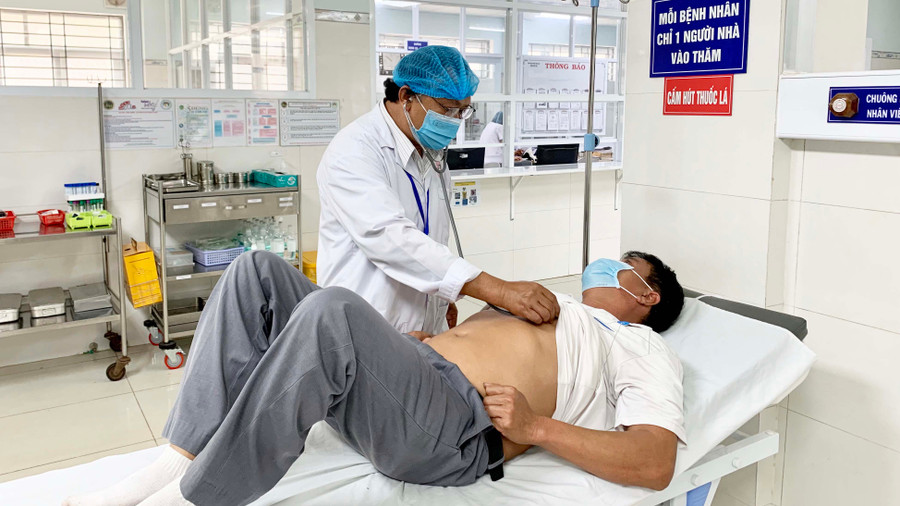 Khám chữa bệnh BHYT tại Bệnh viện Đa khoa tỉnh Gia Lai. Ảnh: Như Nguyện