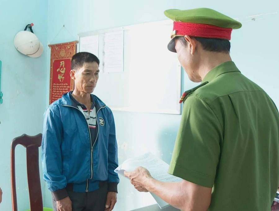 Phùng Văn Nguyên bị cơ quan công an khởi tố, bắt tạm giam về tội giết người. Ảnh: Công an cung cấp