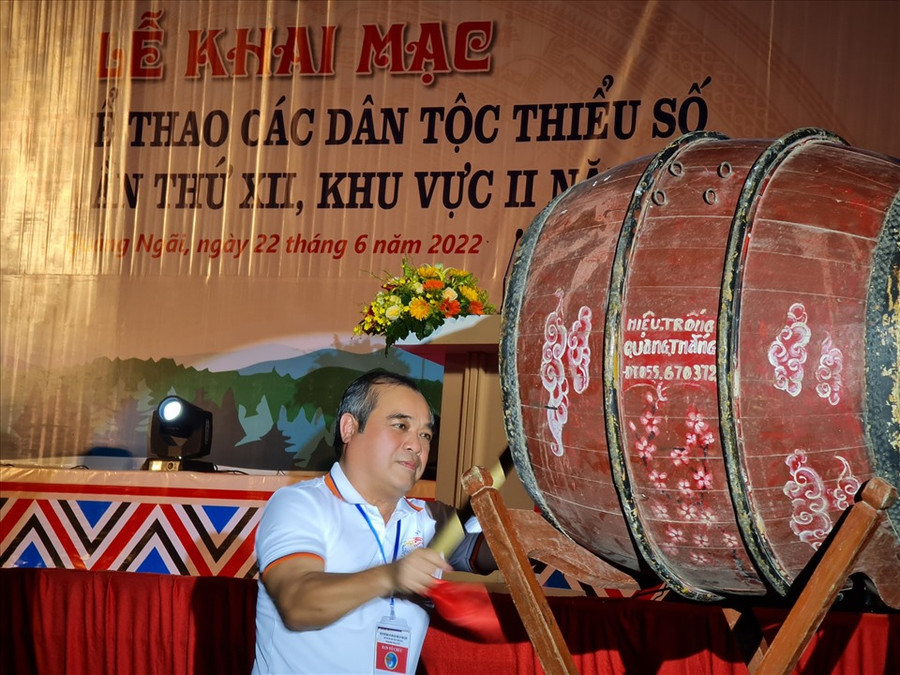 Hội thi Thể thao các dân tộc thiểu số toàn quốc lần thứ XII, khu vực II năm 2021 chính thức được khai mạc. Ảnh: H.A Hội thi Thể thao các dân tộc thiểu số toàn quốc lần thứ XII, khu vực II năm 2021 chính thức được khai mạc. Ảnh: H.A