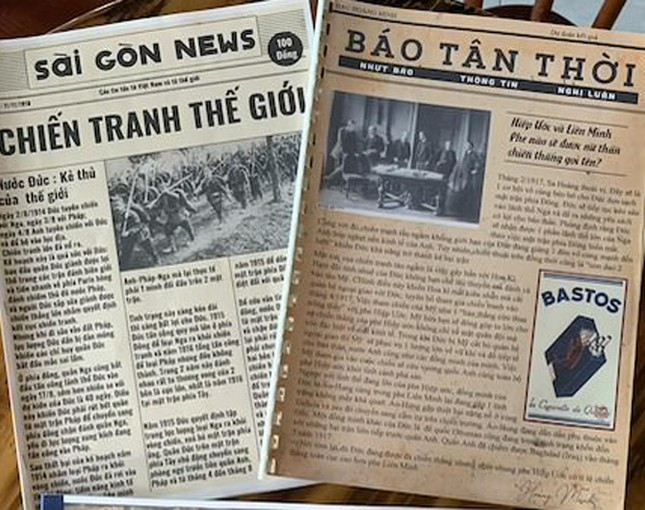 Báo Tân Thời một thời nhà báo Nam Quốc Cang từng đăng nhiều bài viết ảnh tư liệu