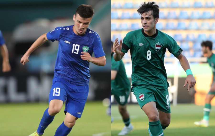 U.23 Iraq (phải) liệu có gây bất ngờ và tạo cú sốc loại chủ nhà U.23 Uzbekistan? Ảnh: AFC