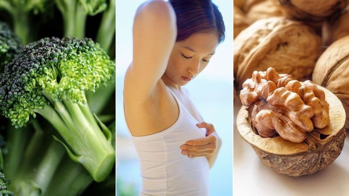 Những thực phẩm giàu chất chống oxy hóa và các hợp chất chống viêm, như quả óc chó và bông cải xanh có tác dụng ngăn ngừa ung thư. Ảnh: SHUTTERSTOCK Những thực phẩm giàu chất chống oxy hóa và các hợp chất chống viêm, như quả óc chó và bông cải xanh có tác dụng ngăn ngừa ung thư. Ảnh: SHUTTERSTOCK