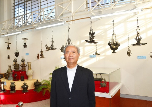 Linh mục Nguyễn Hữu Triết lúc sinh thời. Ảnh: T.L