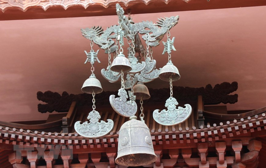 Những nét thiết kế tinh xảo, độc đáo đến từng chi tiết. Ảnh: Hồng Điệp/TTXVN