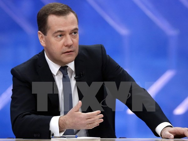 Thủ tướng Liên bang Nga Dmitry Medvedev.