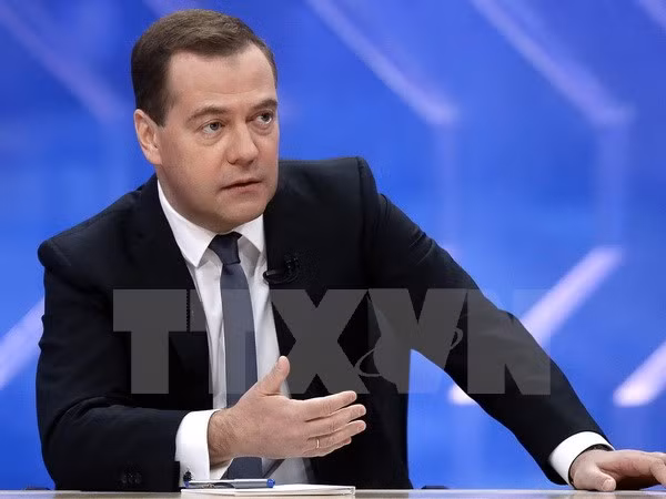 Thủ tướng Liên bang Nga Dmitry Medvedev.