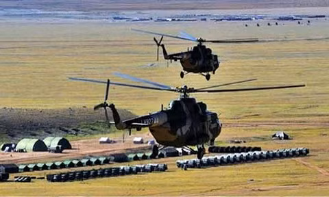 Trực thăng quân sự Trung Quốc liên tiếp xâm phạm không phận Ấn Độ trong thời gian gần đây.