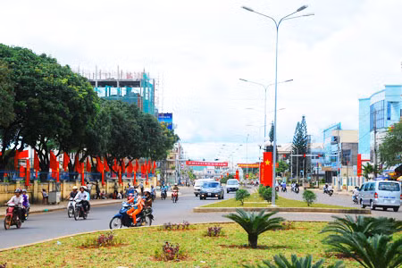 Một góc thành phố Pleiku.