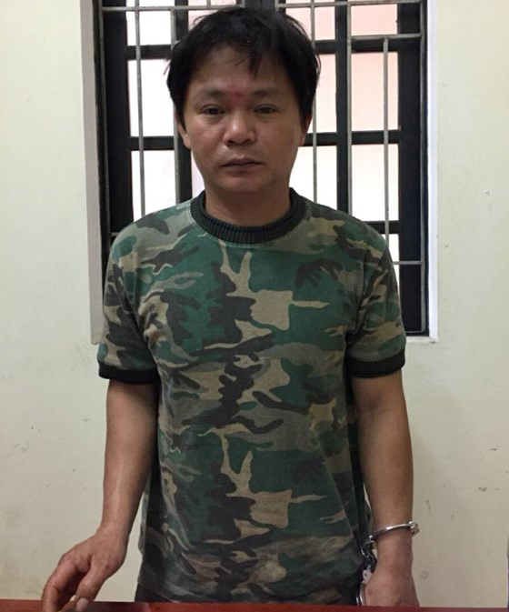 Đối tượng Lê Hữu Anh bị bắt giữ Đối tượng Lê Hữu Anh bị bắt giữ