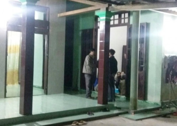 Ngôi nhà nơi xảy ra vụ việc.