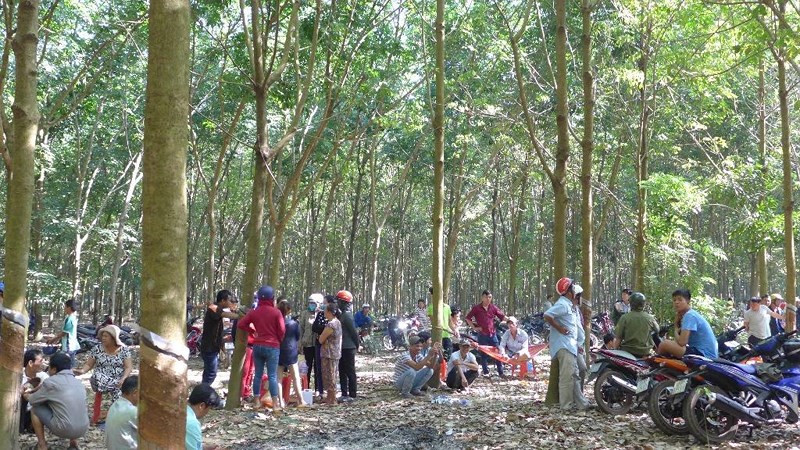 Hiện trường Nguyễn Văn Hưng gây án