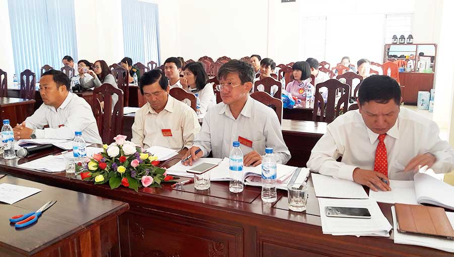  Ban Giám khảo hội thi. Ảnh: Đinh Yến