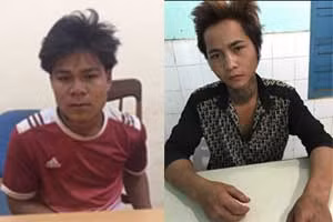 2 đối tượng Rơmah Hoa (trái) và Rơlan Tim. Ảnh. Ảnh: Văn Ngọc