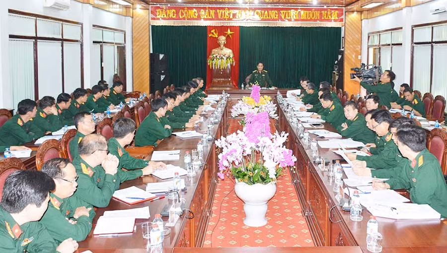  Quang cảnh buổi làm việc. Ảnh: Anh Tùng