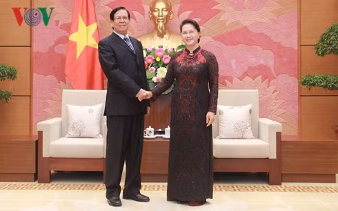 Chủ tịch Quốc hội Nguyễn Thị Kim Ngân và Phó Chủ tịch Quốc hội Myanmar U Aye Thar Aung Chủ tịch Quốc hội Nguyễn Thị Kim Ngân và Phó Chủ tịch Quốc hội Myanmar U Aye Thar Aung