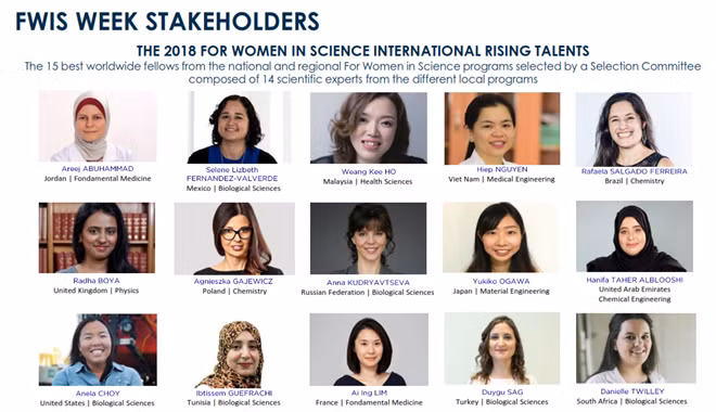 Tiến sỹ Nguyễn Thị Hiệp (thứ 4 từ trái sang hàng đầu tiên)