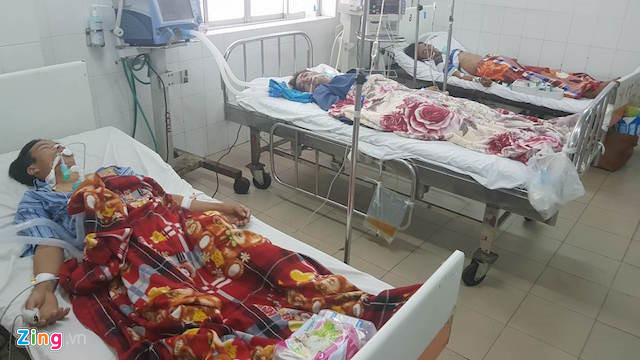 Trong 5 người nhập viện cấp cứu thì có 3 bệnh nhân nguy kịch. 