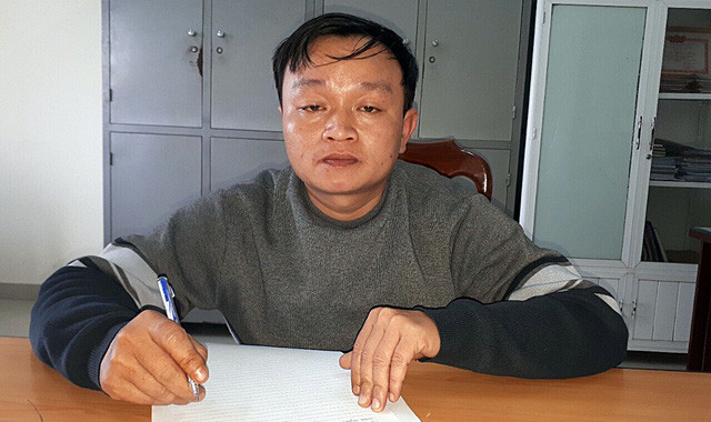 Đối tượng Thương tại công an