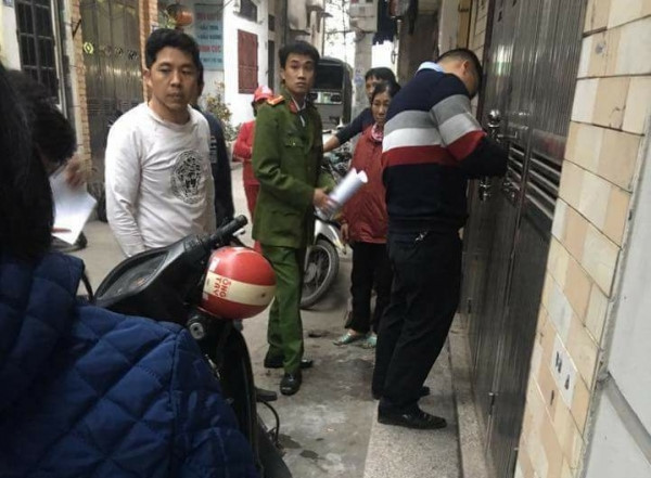 Hiện trường vụ việc.