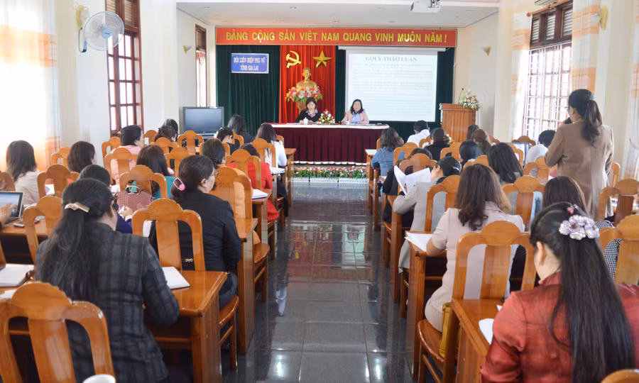 Quang cảnh hội nghị. Ảnh: A.H Quang cảnh hội nghị. Ảnh: A.H