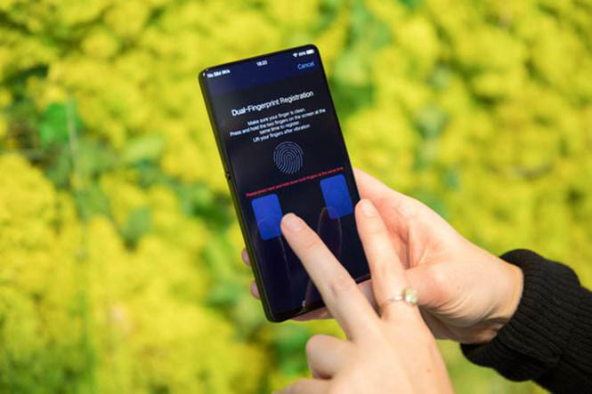Vivo Apex với cảm biến vân tay được phủ khắp nửa dưới màn hình