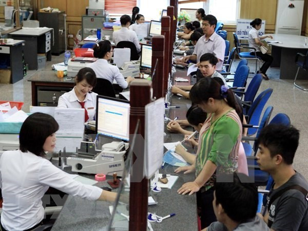 Giao dịch tại Agribank. (Nguồn: TTXVN) Giao dịch tại Agribank. (Nguồn: TTXVN)