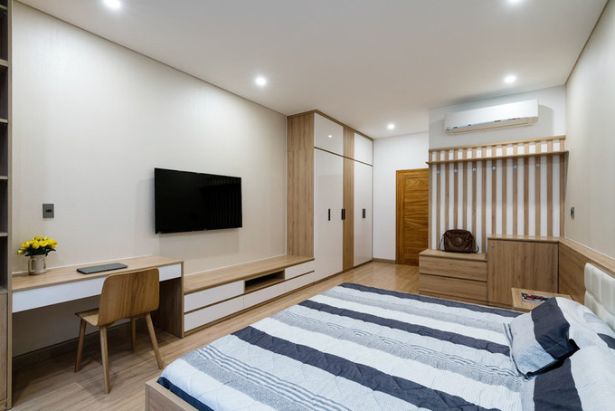 Nội thất trong các phòng được thiết kế gọn gàng nhưng chứa được lượng đồ lớn. Nội thất trong các phòng được thiết kế gọn gàng nhưng chứa được lượng đồ lớn.