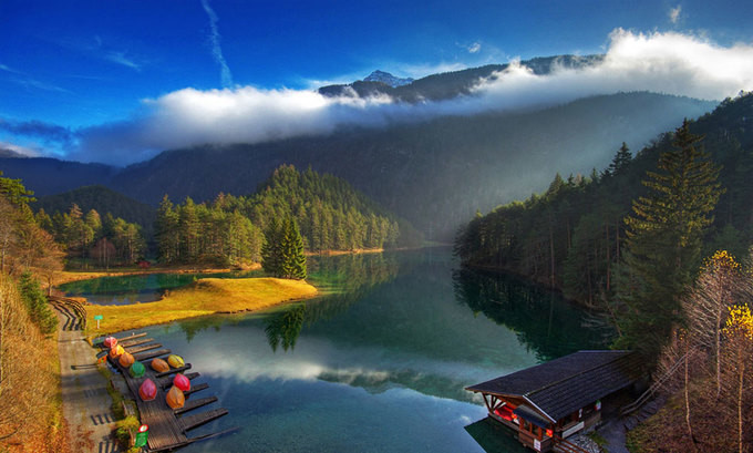 Khung cảnh ở Tyrol, một bang nằm ở phía tây đất nước.