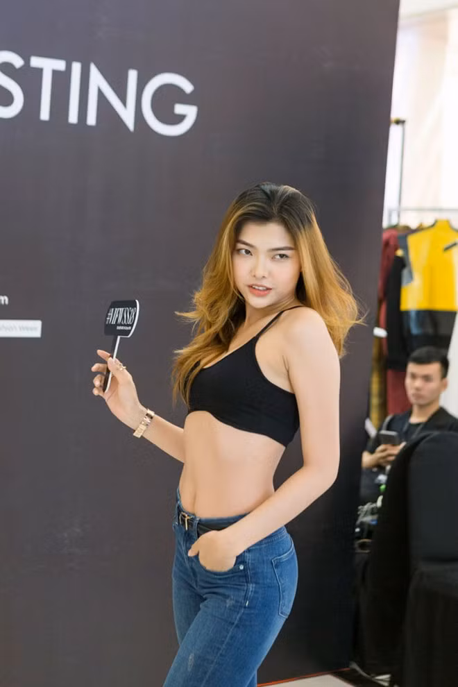 Người mẫu Thiếu Lan từ cuộc thi Vietnam's Next Top Model 2016. (Ảnh: BTC)