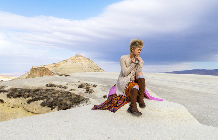 Nữ du khách Việt tại Cappadocia (Thổ Nhĩ Kỳ)  Nữ du khách Việt tại Cappadocia (Thổ Nhĩ Kỳ)