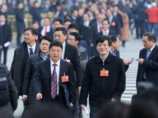 Các đại biểu tới dự phiên khai mạc hội nghị. (Nguồn: THX/TTXVN) Các đại biểu tới dự phiên khai mạc hội nghị. (Nguồn: THX/TTXVN)