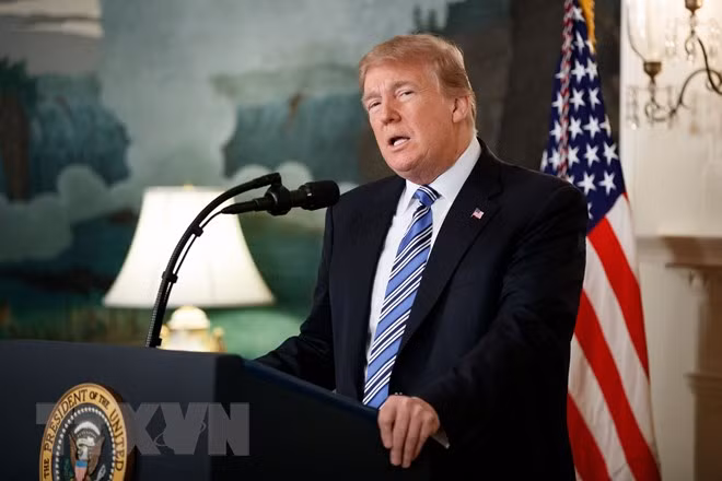 Tổng thống Mỹ Donald Trump.