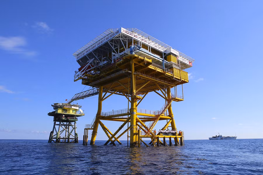 Nhà giàn DK1-7 - ẢNH: TRẦN THÀNH