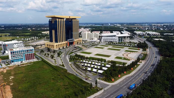 Trung tâm hành chính của tỉnh đặt tại thành phố mới Bình Dương - Ảnh: NAM TRẦN