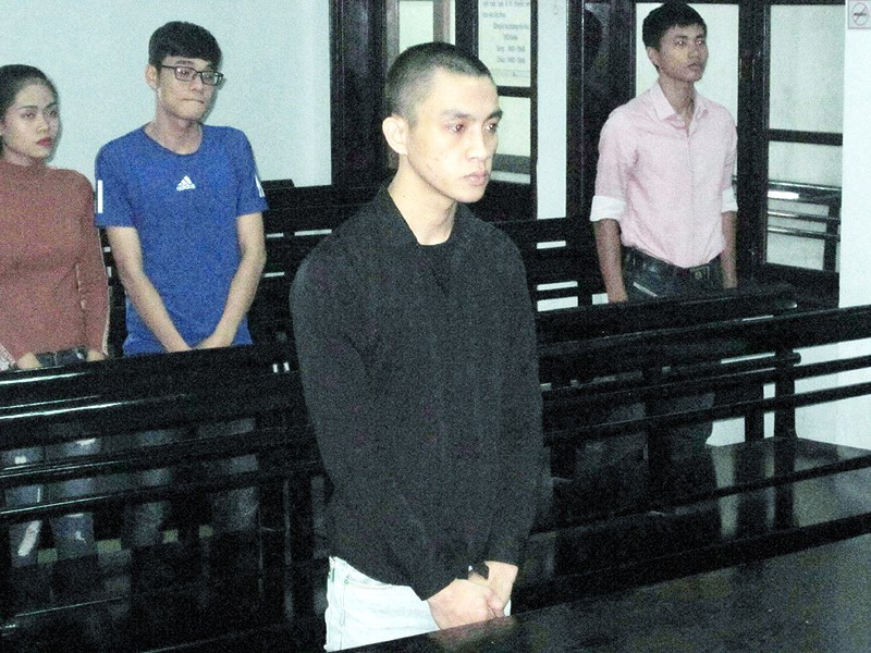 Bị cáo Nguyễn Xuân Sang tại tòa. Bị cáo Nguyễn Xuân Sang tại tòa.