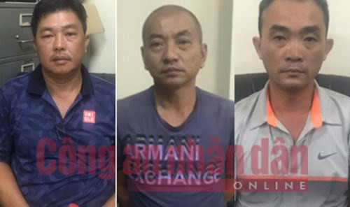 Từ trái qua phải: Nguyễn Thanh Hùng, Lý Quang Liêm, Trần Lâm Biên. Từ trái qua phải: Nguyễn Thanh Hùng, Lý Quang Liêm, Trần Lâm Biên.