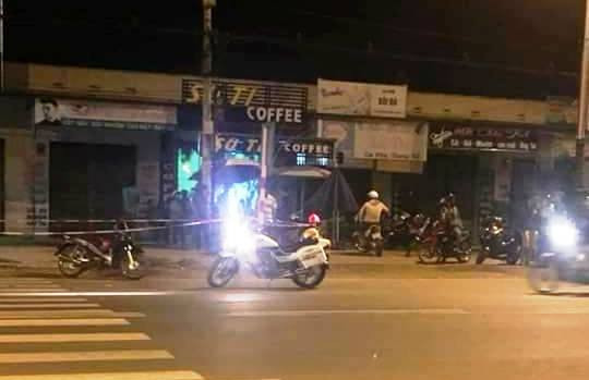 Hiện trường xảy ra vụ án mạng. Hiện trường xảy ra vụ án mạng.