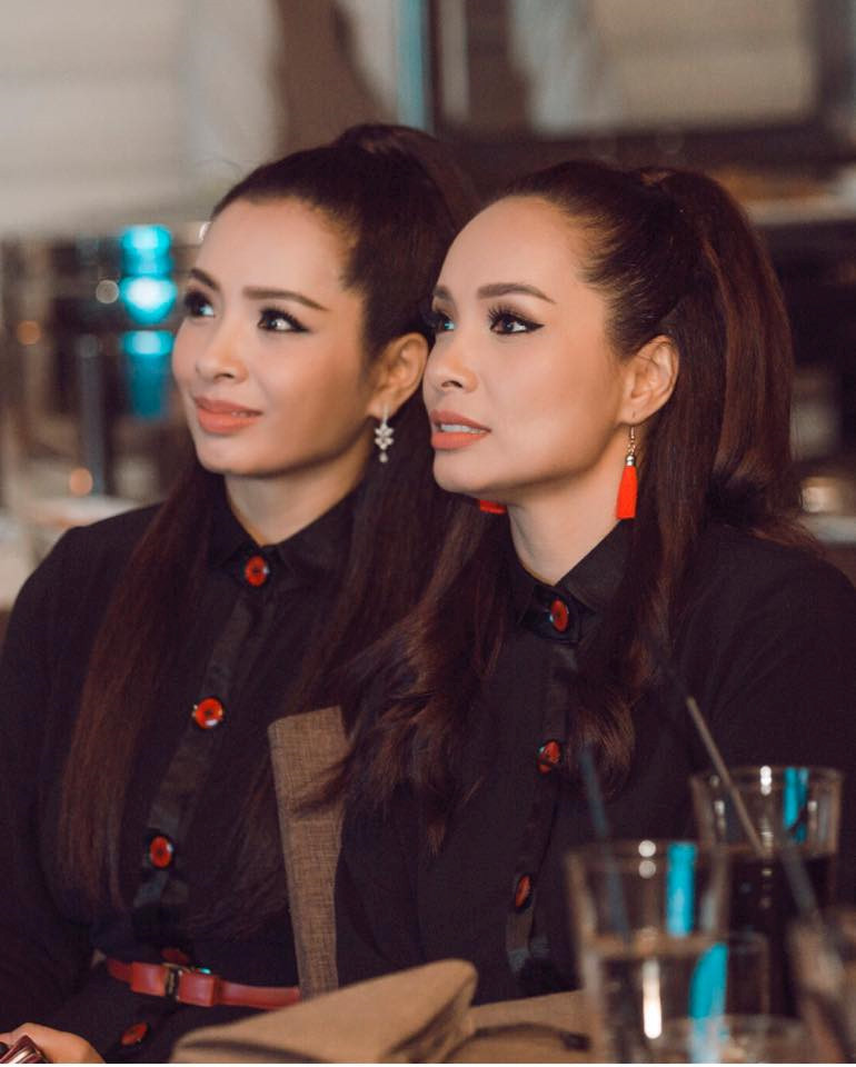 Chị em sinh đôi Thúy Hằng - Thúy Hạnh từng gây chú ý khi cùng làm người mẫu. 