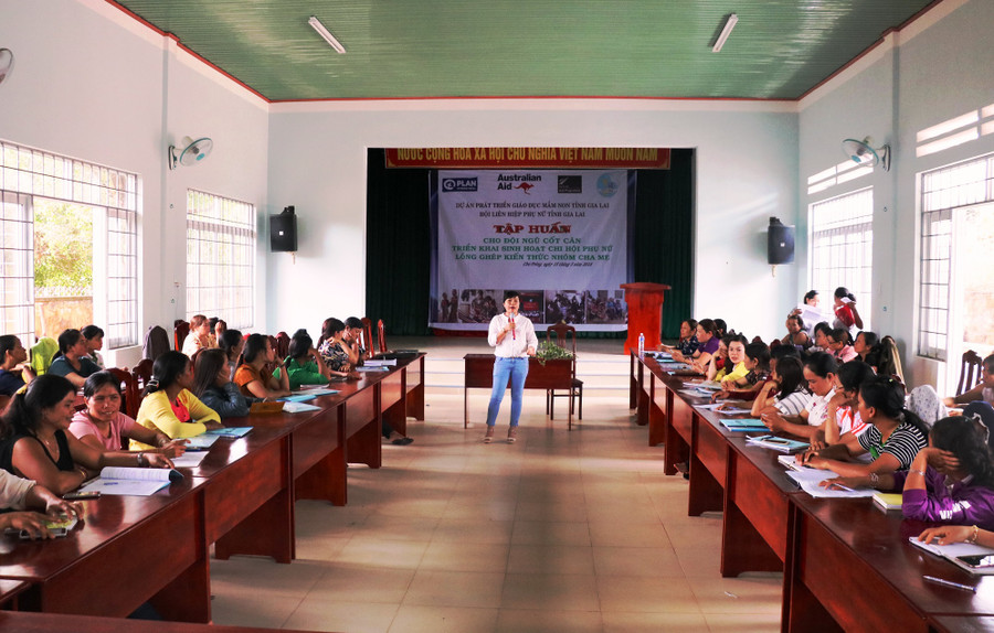 Quang cảnh lớp tập huấn. Ảnh: Trần Dung