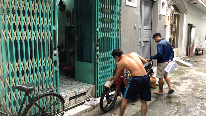 Căn nhà nơi xảy ra vụ án mạng em đâm chết anh ruột ẢNH: T.T Căn nhà nơi xảy ra vụ án mạng em đâm chết anh ruột ẢNH: T.T