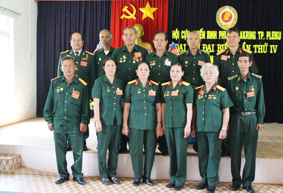  Ban Chấp hành Hội Cựu chiến binh phường Ia Kring khóa IV, nhiệm kỳ 2017-2022. Ảnh: internet
