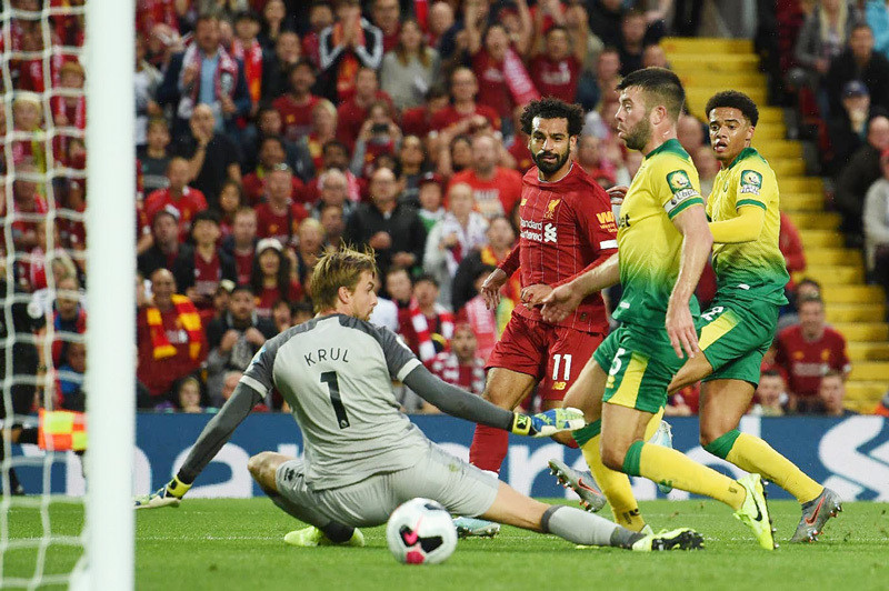 Salah và Liverpool có khởi đầu suôn sẻ ỏ Premier League mùa giải mới. (Ảnh: Getty). Salah và Liverpool có khởi đầu suôn sẻ ỏ Premier League mùa giải mới. (Ảnh: Getty).