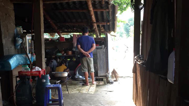 Quán ăn sáng nơi xảy ra sự việc. Ảnh N.C Quán ăn sáng nơi xảy ra sự việc. Ảnh N.C