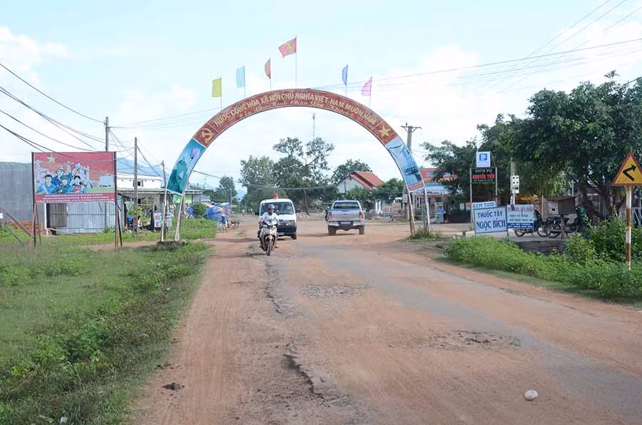 Xã Ia Lâu (huyện Chư Prông, Gia Lai), một xã vùng 3 của huyện đã có nhiều đổi thay. Ảnh: V.H