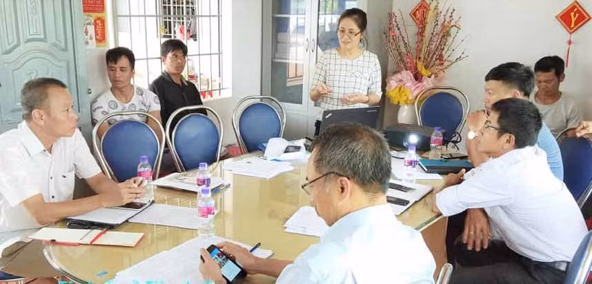 Quang cảnh buổi tập huấn. Ảnh: Hà Tây 