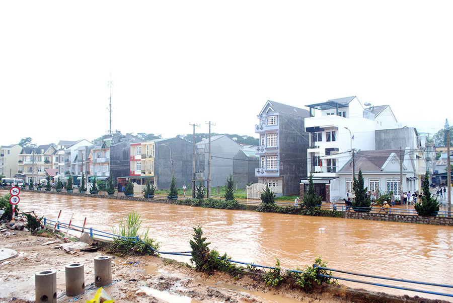 Hình ảnh Đà Lạt trong đợt lũ vừa qua. Ảnh: Báo Lâm Đồng Hình ảnh Đà Lạt trong đợt lũ vừa qua. Ảnh: Báo Lâm Đồng