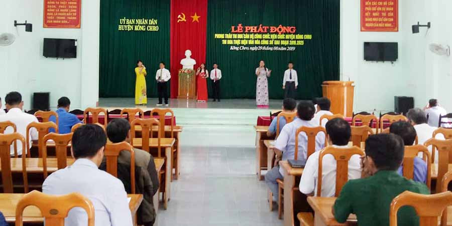 Quang cảnh buổi phát động. Ảnh: Phương Liên Quang cảnh buổi phát động. Ảnh: Phương Liên