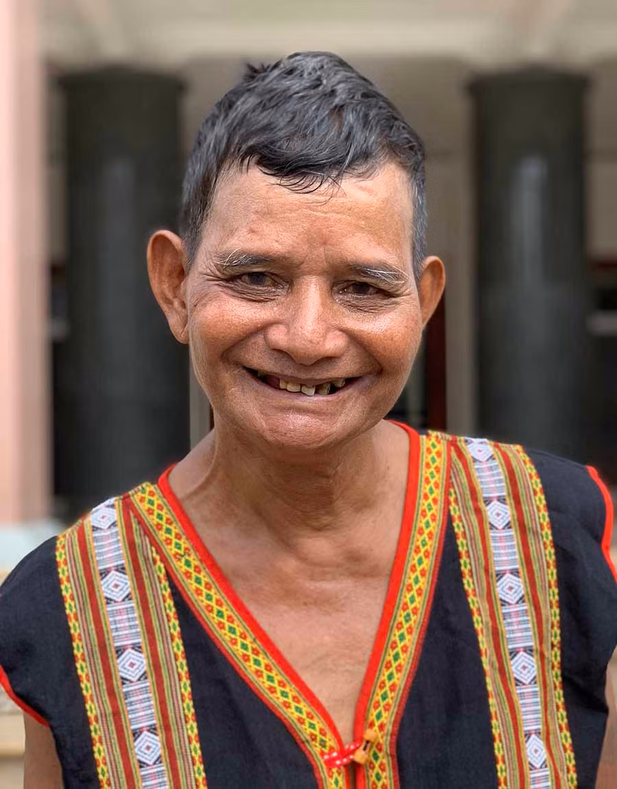 Nghệ nhân Đinh Rung. Ảnh: M.C